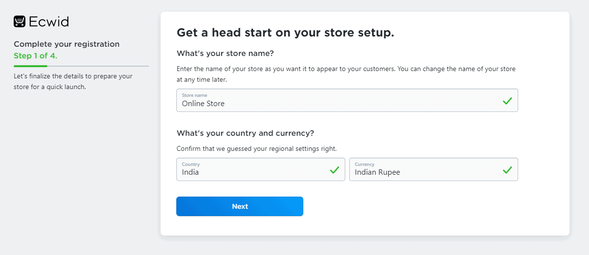 Add store name and region