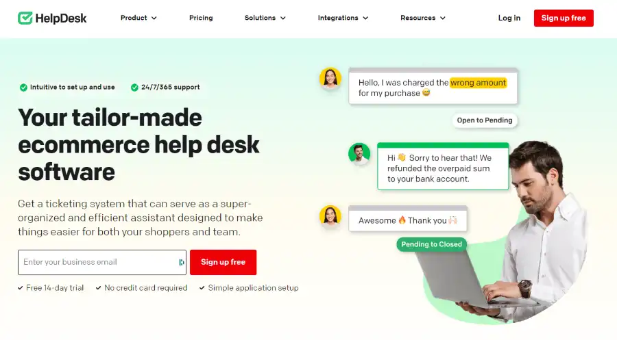 HelpDesk for eCommerce