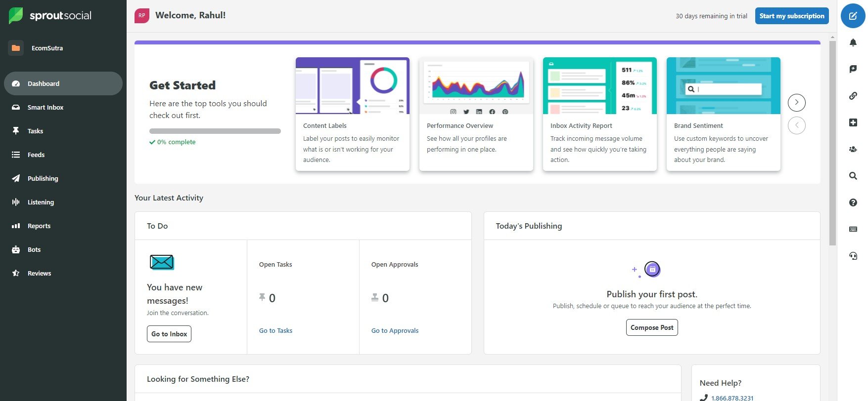 Sprout Social Onboarding