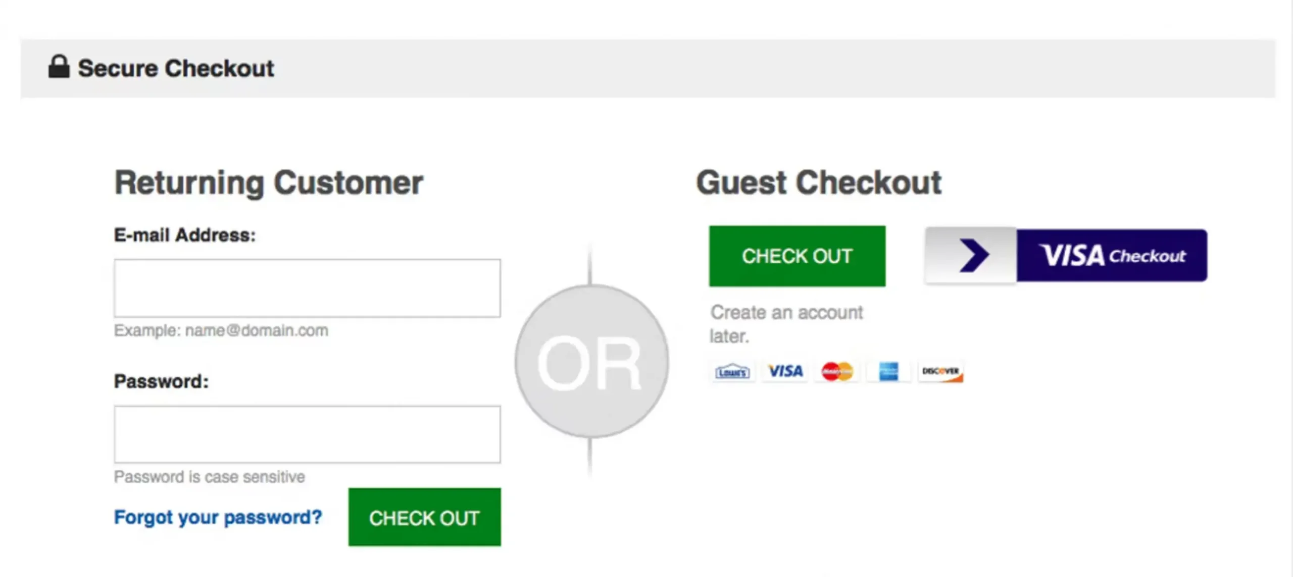 Allow Guest Checkout