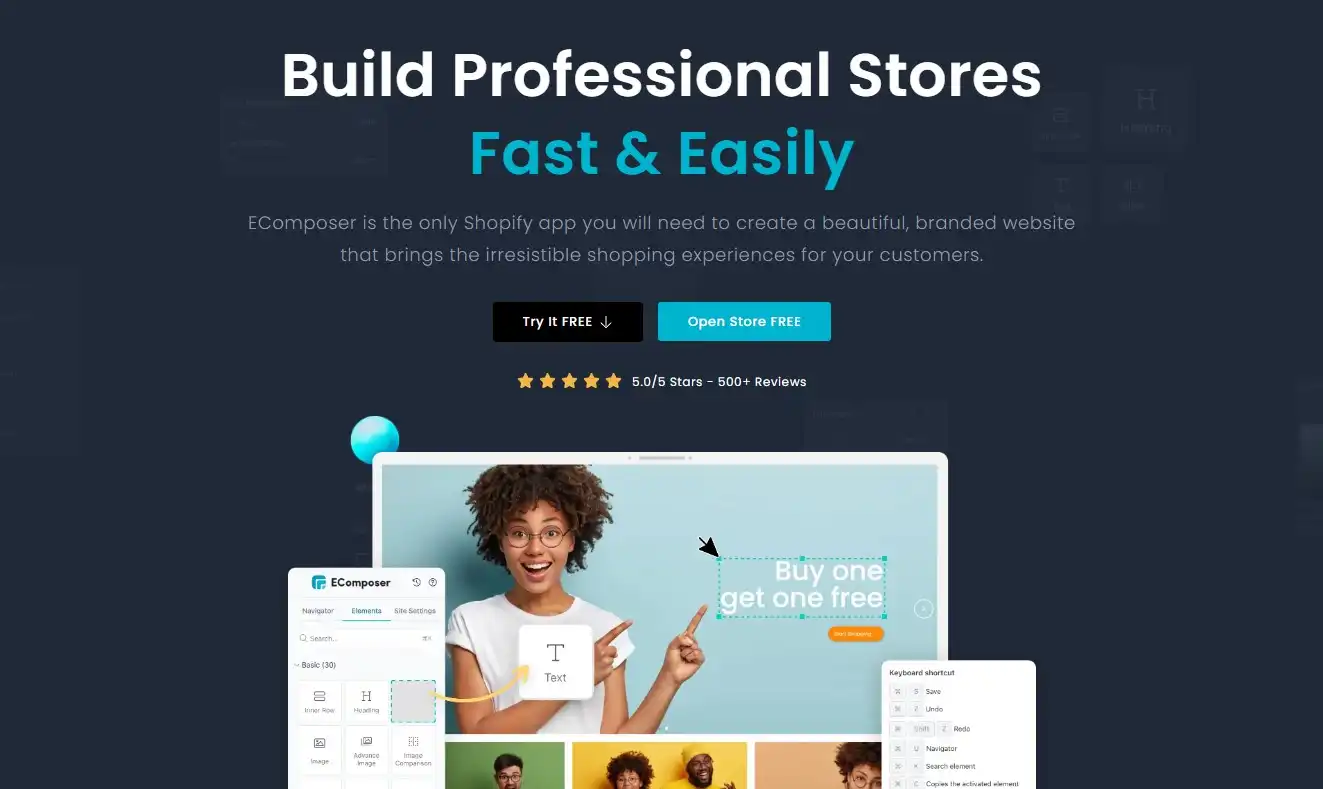 Customize Shopify Free Shipping Bar to Drive Sales (FREE) - EComposer