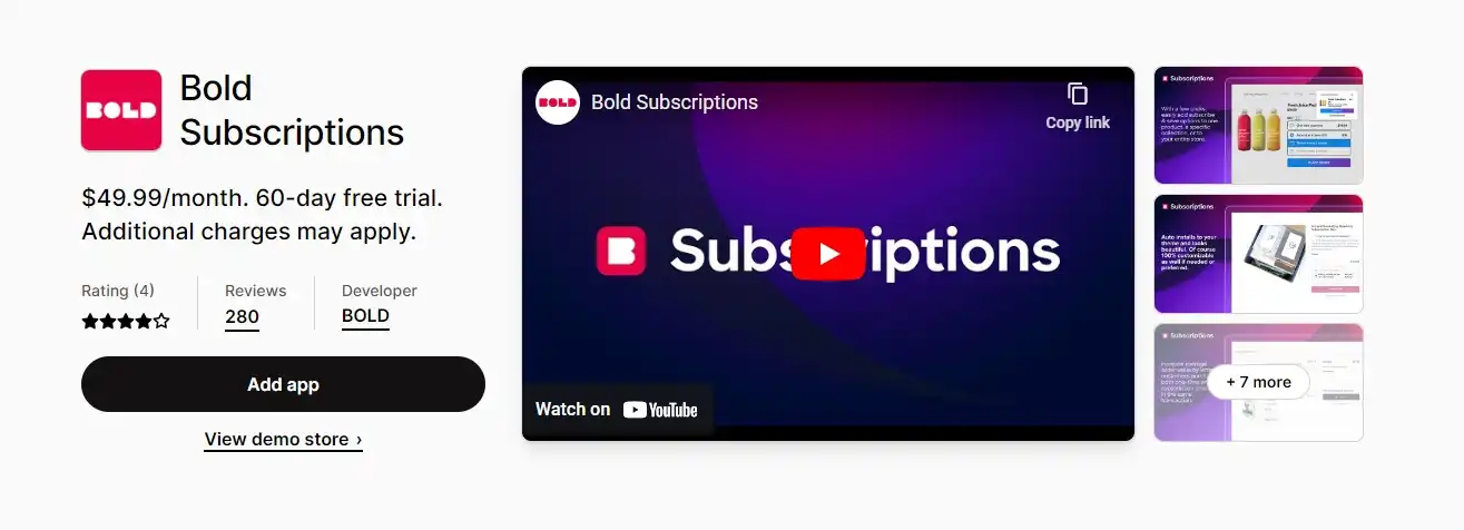 Bold Subscriptions