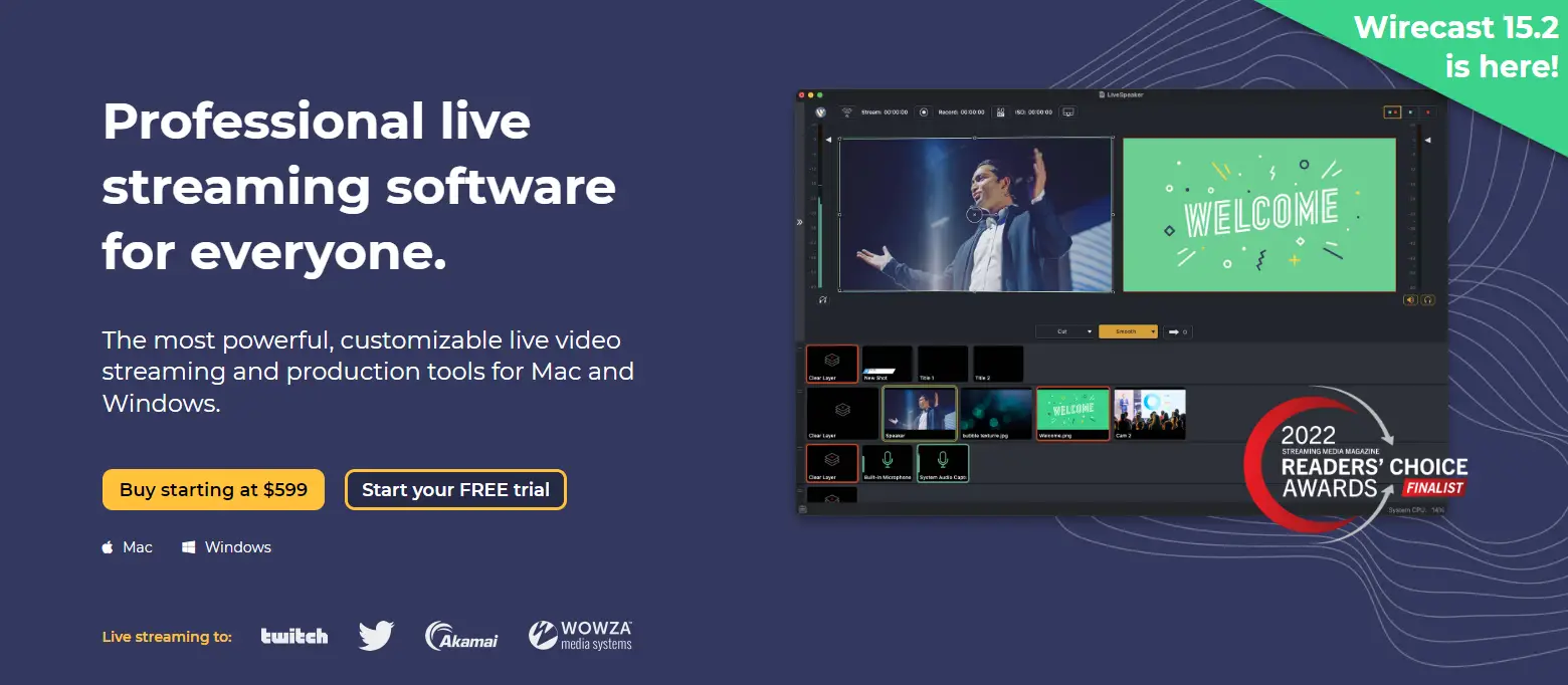 Live Streaming Software for