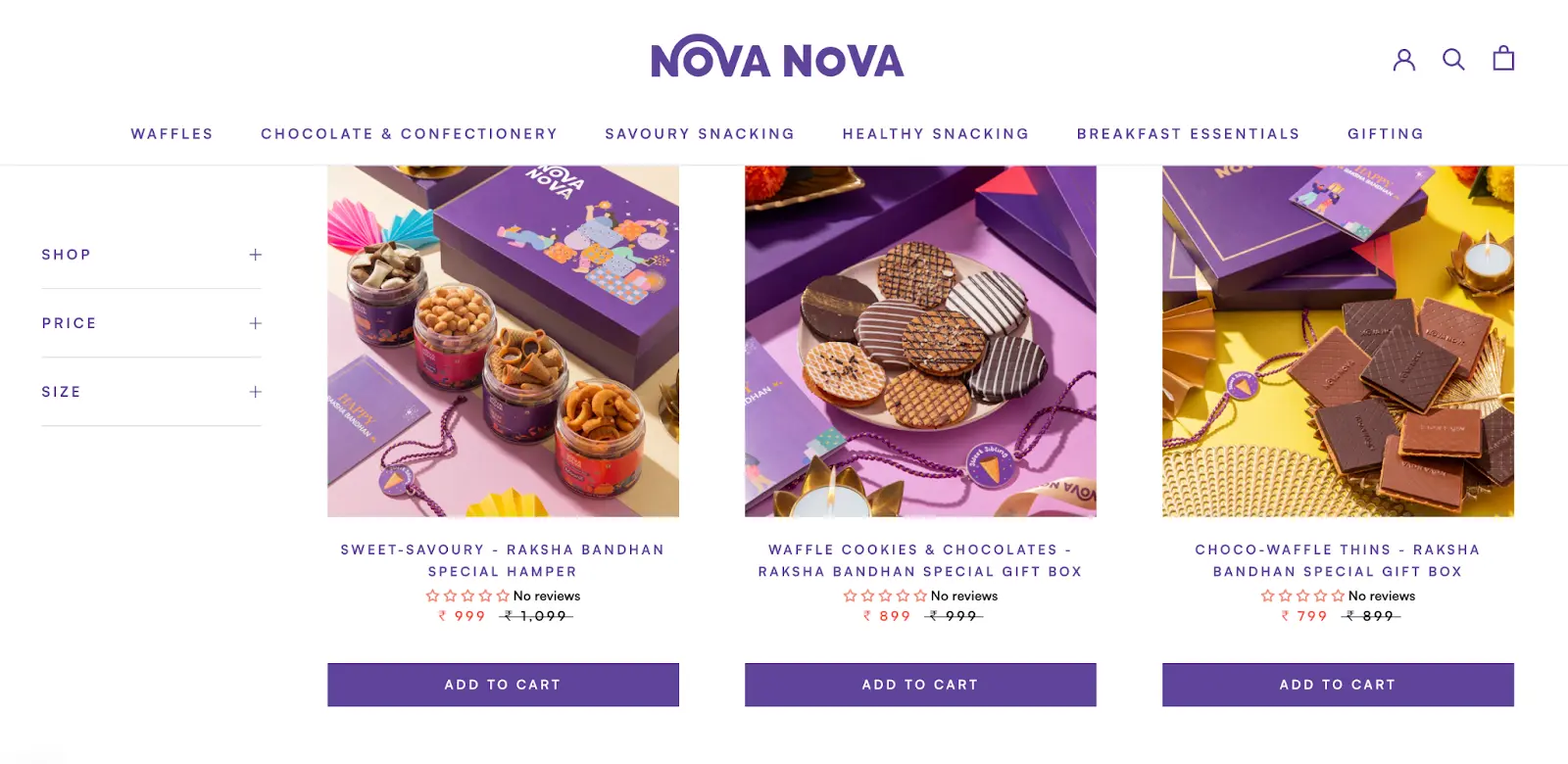 Raksha Bandhan product Bundles by Nova Nova