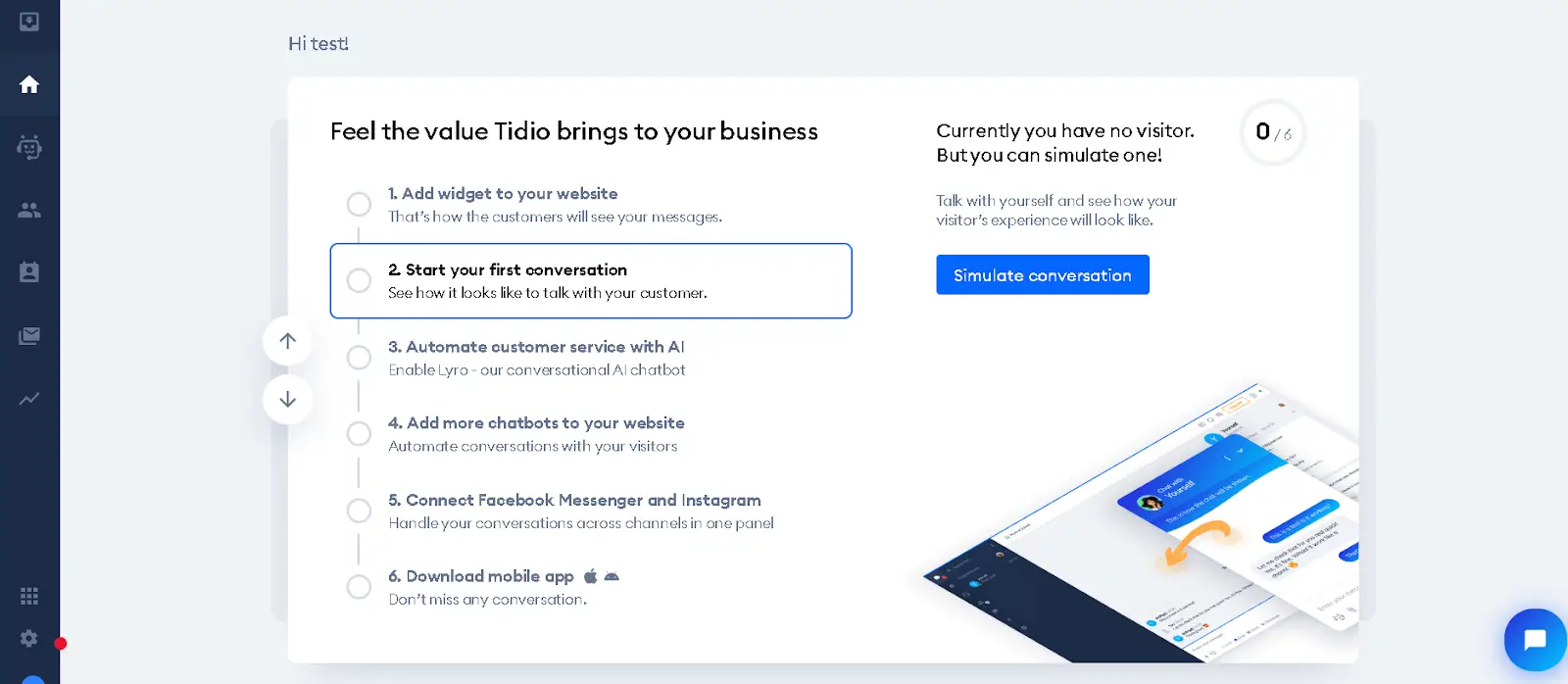 Lyro - conversational AI chatbot – Tidio