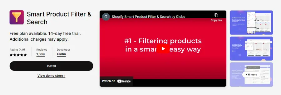 Smart Product Filter & Search