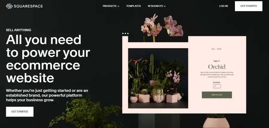 Squarespace - Best Ecommerce Website Builder